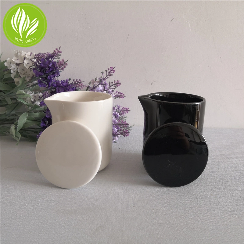 Amazon Ceramic Candle Jar with Cap Home Decoration Candle DIY